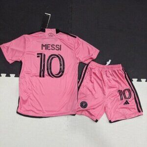 Inter Miami Messi #10 Adidas Jersey & Shorts Kit